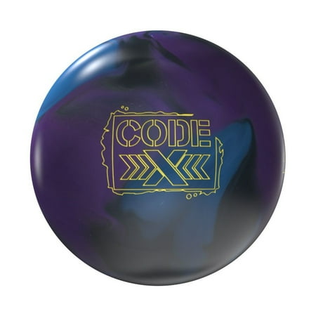 - Storm Code X Bowling Ball- Black/Blue/Purple 14lbs