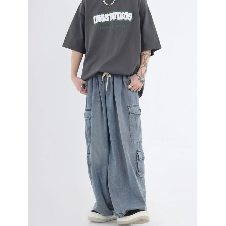 Women's Baggy Cargo Pants Y2K Clothing Multi-Pocket Relaxed Fit Jeans Fairy  Grunge Clothes Alt Emo Streetwear : : Clothing, Shoes 