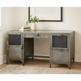thumbnail image 2 of Sheridan Metal Desk with 3 Drawers and 1 Door in Gray, 2 of 4