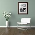 thumbnail image 3 of Trademark Fine Art "Paris Cafe for 2" Canvas Art by Yale Gurney, White Matte, Wood Frame, 3 of 4