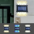 thumbnail image 1 of Xihbxyly Luces Solares Led para Exteriores, Inalámbricas, Impermeables Ip65, Diseño Moderno, Focos de Jardín, Iluminación para Caminos de Patio, Fácil Instalación, Juego de 2 Piezas, Tamaño 11 X 8 X, 1 of 6