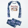 thumbnail image 4 of North Pole Cocoa And Cookie Matching Pajamas For Family And Dog With Plus Size, White And Blue, 4 of 7