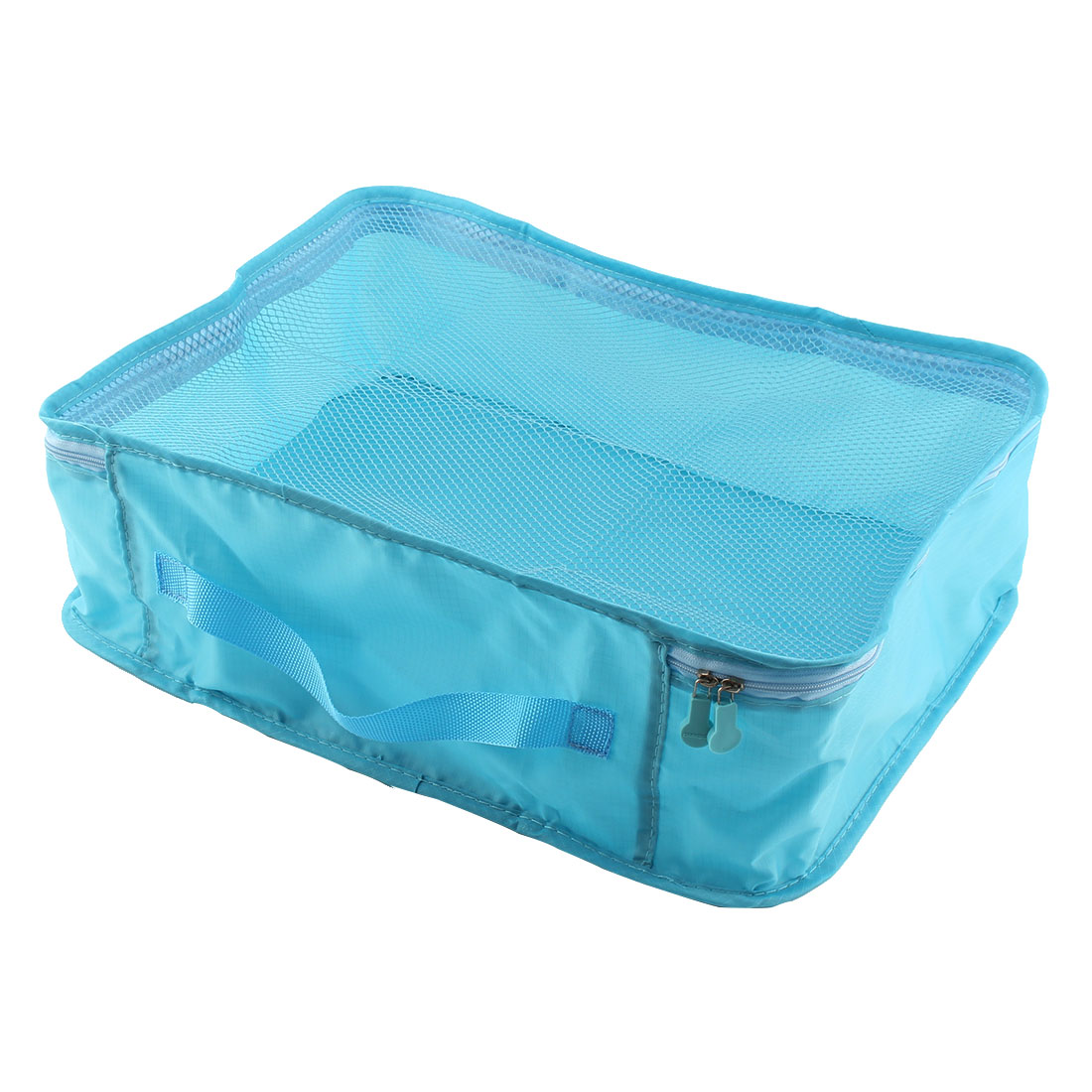 Travelling Zipper Closure Folding Mesh Packing Cube Package Pouch Bag