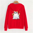 thumbnail image 6 of Aboser Womens Spooky Pullover Hoodies Halloween Party Shirts Cute Long Sleeve Tops Lightweight Cozy Hooded Sweatshirts with Pockets, 6 of 8
