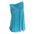 thumbnail image 3 of Women Floral Summer Loose Sleeveless Tank Vest Boho Baggy Tops/ Shirt/ Blouse (Size S-5XL), 3 of 3