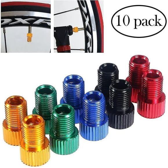 10pcs Presta Valve Adapter Bicycle Valve Pump Valve Adapters Connectors