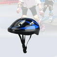 thumbnail image 6 of Luwecf Children Bicycle Helmet Teenagers Skateboard Helmet Shockproof Lightweight Skate Black Blue, 6 of 9