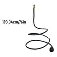 thumbnail image 4 of 3 Way Flexible Outdoor Misting Stand Hose Adjustable Brass Nozzles Garden Patio Backyard Cooling Water Spray System, 4 of 10