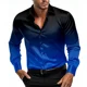thumbnail image 1 of Camisa de hombre con solapa estampada en 3D, camisa de manga larga, camisa de diseño cómoda e informal para negocios de primavera/verano, 1 of 6