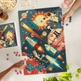 thumbnail image 4 of Lantern Press 1000 Piece Jigsaw Puzzle, Space Geometric, 4 of 5
