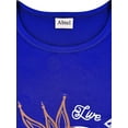 thumbnail image 3 of MAWCLOS Dames Tops Tournesol T-Shirt Manches Courtes Tee-Shirt de Travail de Mode Col Rond Top Bleu Royal XL, 3 of 3