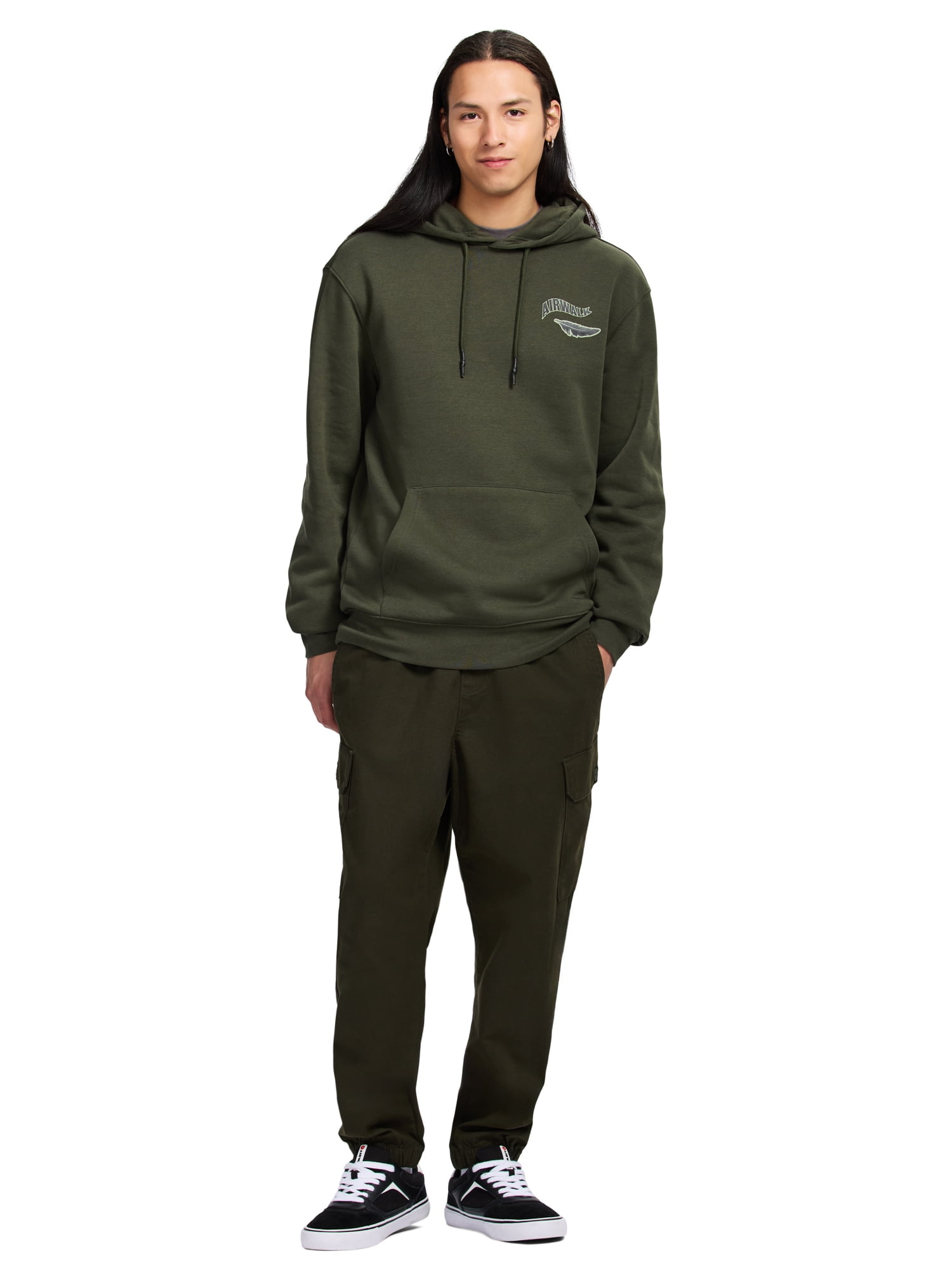 Airwalk Men's & Big Men's Fleece Pullover Hoodie, Sizes XS-3XL