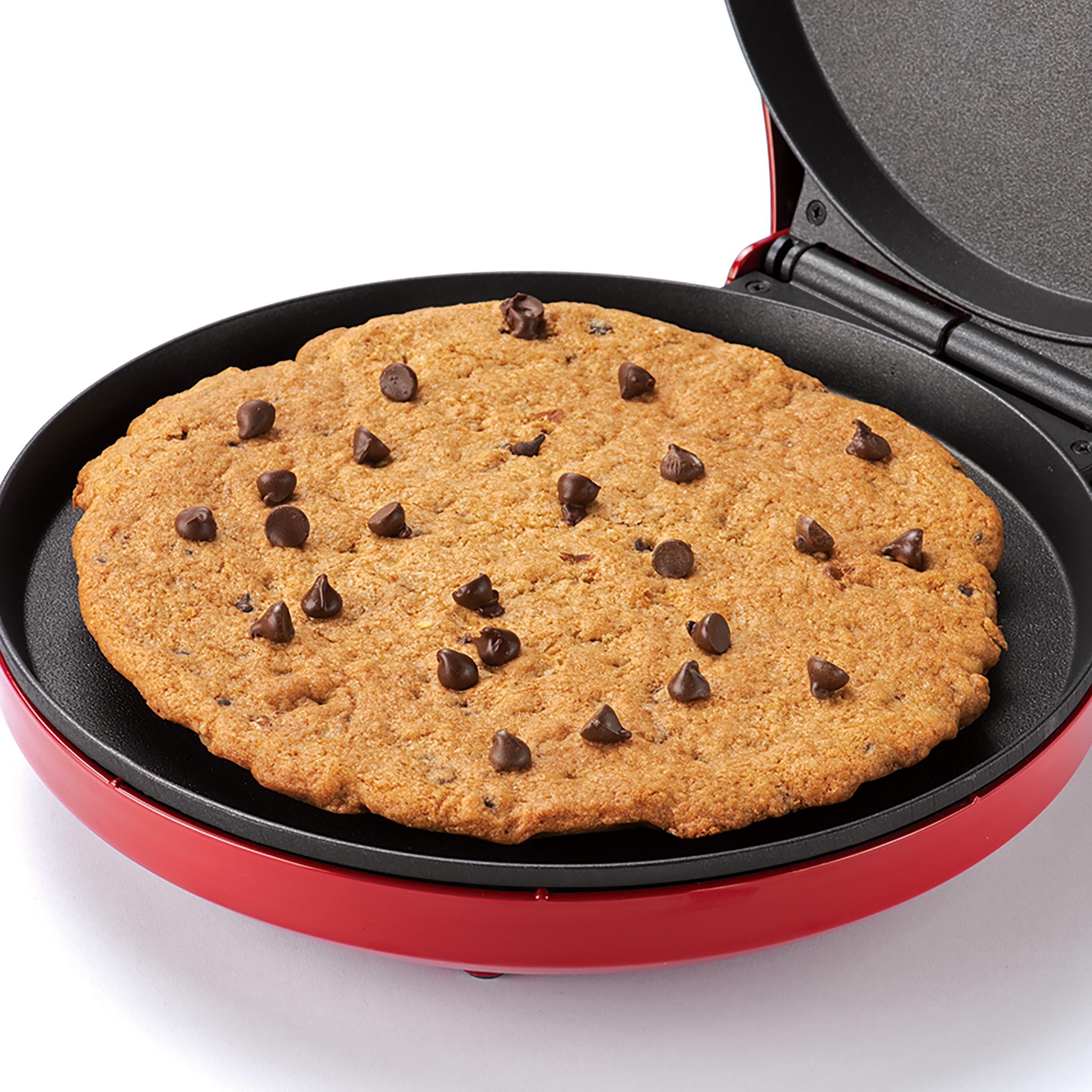 Betty Crocker Pizza Maker Plus, 12" Indoor Electric Grill, Nonstick Griddle Pan for Pizzas, Quesadillas, Tortillas, Nachos and more, 12" Electric Griddle for Delicious Meals and Snacks, Red - image 3 of 5