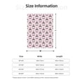 thumbnail image 5 of Disketp Cute Cupcake Cozy Flannel Fleece Throw Blanket: Has a velvety texture for All Seasons - Perfect for Women, Men, & Kids"80"x60", 5 of 6