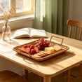 thumbnail image 2 of ufehgfjh Storage Basket Decorative Storage Baskets Storage Baskets Woven-Style Storage Tray Imitation Woven Serving Basket Fruit Table Storage Basket Decorative Woven-Look Tray, 2 of 7