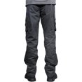 thumbnail image 3 of Men's Cargo Pants Cotton Straight Stretch Tactical Work Hiking Pants with Pockets Grey, 3 of 10