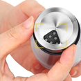 thumbnail image 5 of Salt and Pepper Seasoning Jar Set Stainless Steel Salt Shaker with Glass Base with Adjustable Pouring Hole, 5 of 5