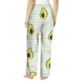 thumbnail image 3 of Picia Avocado of a Hear Womens Soft Woven Cotton Elastic Waistband Sleep Pajama Pant Lounge Sleep Pant With Pockets And Drawstring-XX-Large, 3 of 9