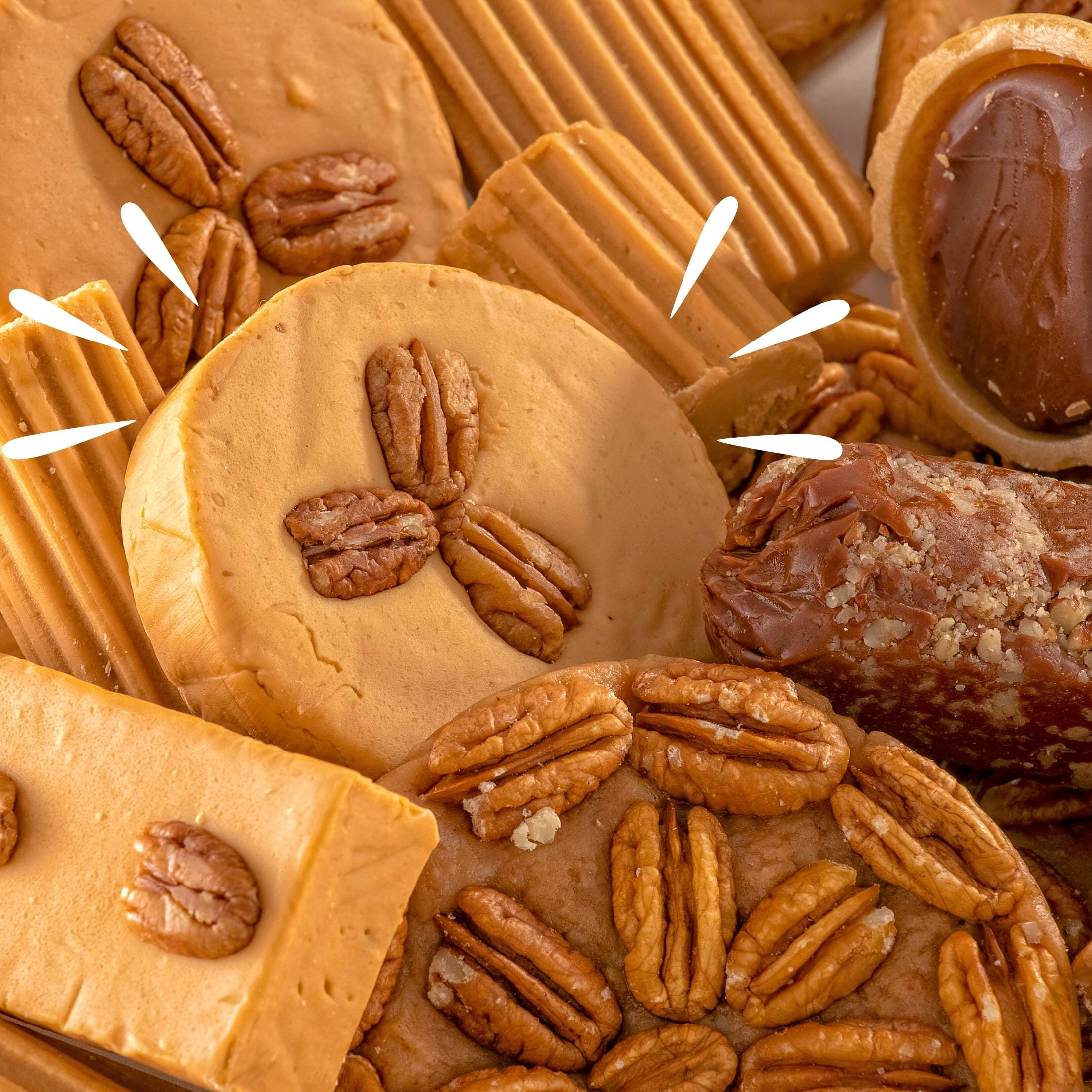 La Molienda Round Milk Candy, Burnt Milk Fudge with Pecan, Traditional Mexican Candy, 3.17 oz