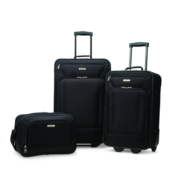 Juego de 3 piezas Luggage American Tourister Fieldbrook XLT, negro