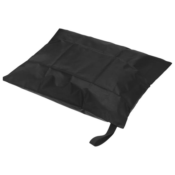 Unique Bargains Wet Dry Bags with Handle Zippered Pockets Black 24 x 20 Inch