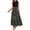 Dark Gray#3, variant on Floral Maxi Dresss for Women Spring Tiered Ruffle High-Waist Floral Maxi Dress Flowy Swing Tie Belt Patchwork Dresss Women Midi Length Casual Floral Beach Dress, Gray S