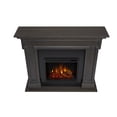 thumbnail image 4 of Bowery Hill Contemporary Solid Wood Electric Fireplace in Gray, 4 of 25