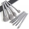 thumbnail image 2 of 9pcs Pink Makeup Brush Set Cream Contour Powder Concealer Foundation Eyeliner Cosmetics Tool, 2 of 4