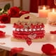 thumbnail image 4 of Juego de 5 pulseras de corazón para San Valentín para mujer, de arcilla polimérica, con cuentas de corazón rojo, pulsera de cerámica, 4 of 6