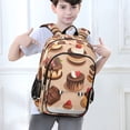 thumbnail image 6 of FORMRS Unisex School Backpack 17" Student Travel Bag with Laptop Compartment, Creamy Cake, 6 of 7