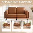 thumbnail image 5 of MAEVIS Living Room Collection Modern Adult Minimalist 100% Linen 2-Seater Loveseat, Beige, 5 of 5