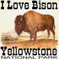 thumbnail image 2 of CafePress - I Love Bison Yellowstone Nati - White Shot Glass, Unique and Funny Shot Glass, 2 of 2
