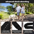 thumbnail image 4 of Rope Dog Leash 4 FT: Heavy Duty Leashes with Swivel Lockable Hook Reflective Threads Bungee and Padded Handle - Dog Lead for Large Small Medium Dogs Outside Walking Hiking Black, 4 of 7