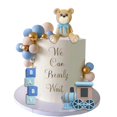 thumbnail image 2 of 22 Piezas De Adornos Para Pasteles De Oso, Adornos Para Pasteles De Tren, Bolas De Oso, Decoraciones Para Pasteles Con Tren, Letras De Bebé Para Baby Shower, Revelación De Género, Suministros Para Fie, 2 of 5