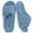 Blue, variant on Women's Fuzzy Orthopedic Slippers with Arch Support Open Toe House Shoes for Plantar Fasciitis, White