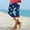 Navy 3, variant on BRGZLK Independence Day Leggings For Women High Waisted Slim Stretch Soft Yoga Pants Classic Printed Summer Capris Navy XL