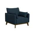 thumbnail image 3 of Artum Hill Edward Navy Storm 35.4" Accent Chair, 3 of 6