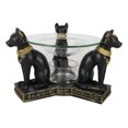 thumbnail image 5 of Egyptian Goddess Bastet Bast Cat Trio Candle Heat Oil Tart Scent Burner Decor, 5 of 10