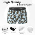 thumbnail image 2 of Men's Boxer Briefs, Colorful Checkered Lizard Gecko Soft Comfy Mens Underwear Boxer Briefs Breathable With Widen Waist, 2 of 7