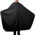 thumbnail image 3 of Miangastore Robe de Coiffeur Noire Salon de Beauté Cape (Doublure Couleur Aléatoire), 3 of 8