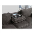 Global Furniture USA U0203 Dark Gray Pull Out Sofa Bed