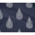 thumbnail image 4 of oneOone Cotton Flex Fabric Paisley Block Printed Fabric 1 Yard 40 Inch Wide, 4 of 4