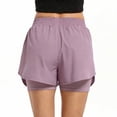 thumbnail image 5 of Uobin Women's 2 in 1 Running Shorts Quick Dry Athletic Gym Workout Shorts with Liner Phone Pockets, 5 of 8