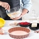 thumbnail image 4 of Molde grande de la torta del silicón, molde para hornear antiadherente redondo en forma de flor Brownie/tarta de queso/tarta/pastel, 4 of 5