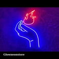 thumbnail image 2 of Glowneon Hand Fire Neon Sign, Hand Fire Led Light, Flame Neon Sign, Fire On Hand Neon Led, 2 of 4