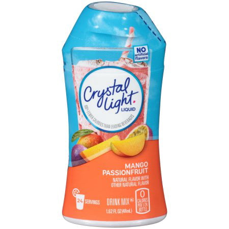 (12 Pack) Crystal Light Liquid Mango Passion Fruit Drink Mix, 1.62 fl oz (Best Mango Smoothie Mix)