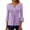 Purple, variant on Scyoekwg Womens Tops V-Neck Button Flared Sleeve Tunic Tops Fall Clothes Fashion Dressy Casual Blouses Vintage Long Sleeve Tops Solid Color Loose Pullover(Black,S)