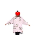 thumbnail image 4 of goowrom Pyjama pour Enfants Couverture Animale Réversible à Capuche Tenue d'Intérieur, 4 of 9