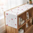 thumbnail image 6 of Table Runners 72 Inches Long Dress Scarves, Valentine's Day Farmhouse Kitchen Table Runner, Coffee Tablerunners, Red Love Heart Romantic Watercolor 14x72 Inch, 6 of 9