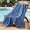 Dark Blue, variant on WISHEAD Cooling Blanket, Cooling Comforter for Hot Sleepers, Double-Sided Lightweight Summer Bedding, Soft Breathable All-Season Quilt, (Light Blue, 39.5" x 59")